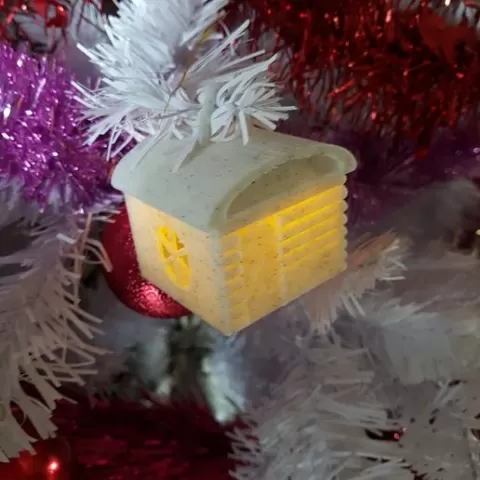 HOUSE 2 (BOX AND PHOTOPHORE AND BALL OF CHRISTMAS)