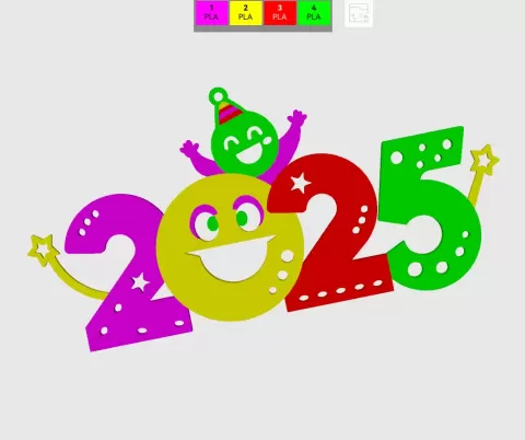 2025 happy new year - SWORD 3D DESIGN