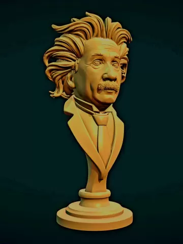 Albert Einstein bust - Ha333aP