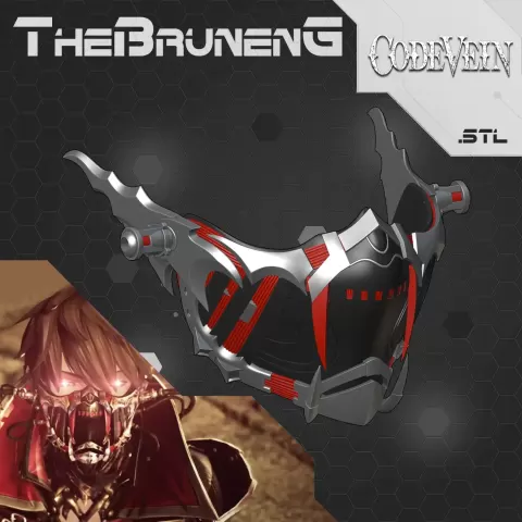 Code Vein cosplay mask - BrunenG