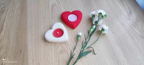 Romantic tealight - heart - ZbiQQ