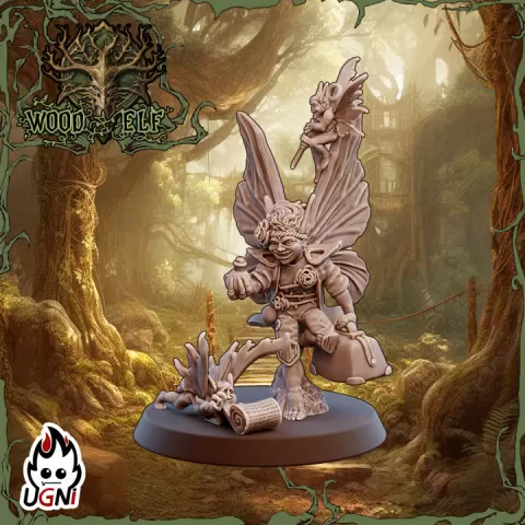 Fantasy Football - Elf Apothecary - Wood Elf by UGNI Miniatures