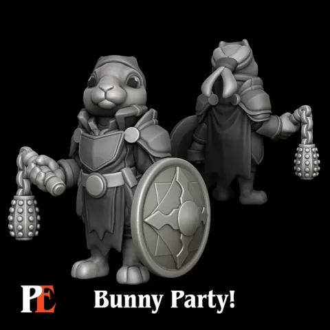 Bunny Cleric by Printed Encounter