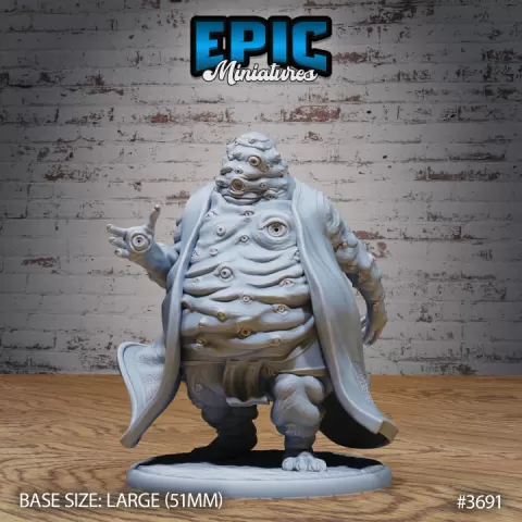 Hyakume Eye Monster / One Hundred Eyes Beast / Lovecraftian Entity / Brain Master / Dream Weaver / Mind Ruler / Ocean Encounter by Epic-Miniatures