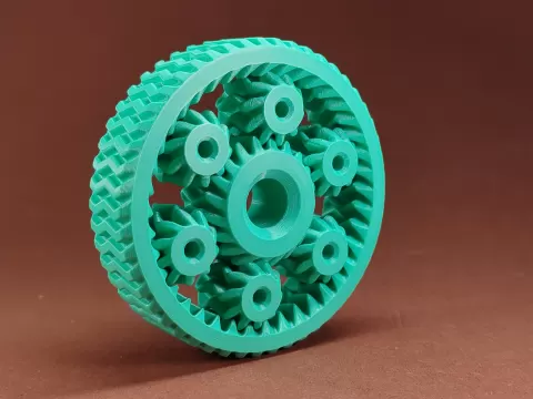 Geared planetary spinner