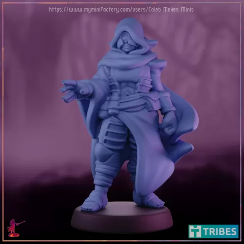 "Lotus" - Way of Mercy Monk [PRE-SUPPORTED] | Firbolg Series by Caleb Makes Minis
