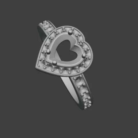 Anel Heart Love