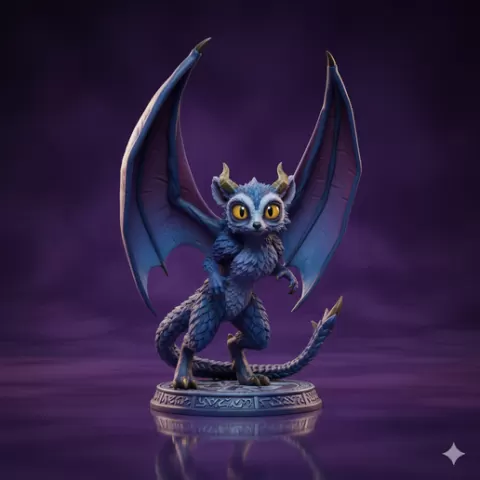fantasy monster Good Looking fantasy sculpture fantasy creature 3D Printable Model STL 3d print fantasy