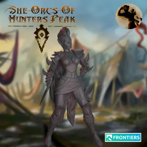 Ghorkith Beast-tamer | Get 20+ Orcs and 10+ items on our "She-orcs of Hunters Peak" Frontier LIVE NOW! by The Printer's Apprentice