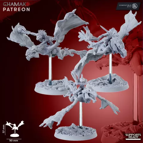 Pterodactyl bombers by Ghamak