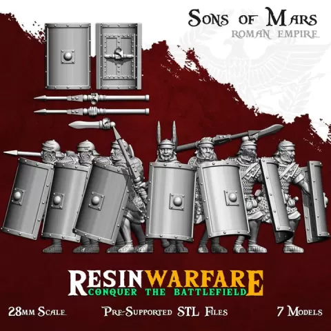 Legionaries, L.Hamata - Sons of Mars, Roman Empire by ResinWarfare