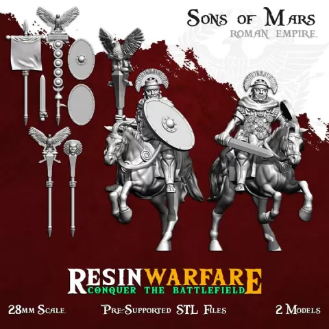 Imperial Decurio - Sons of Mars, Roman Empire by ResinWarfare
