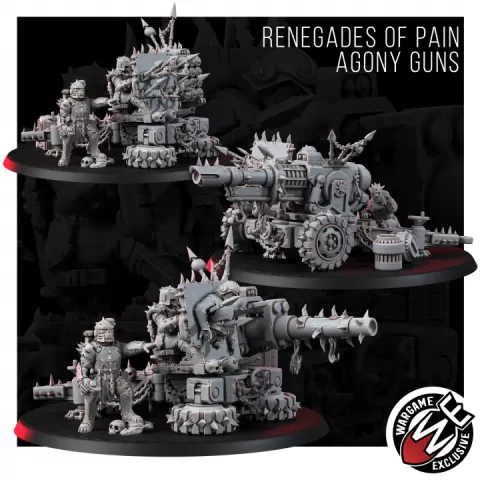 RENEGADES OF PAIN AGONY GUNS by Wargame Exclusive