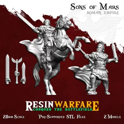 Imperial Legatus and Praefectus - Sons of Mars, Roman Empire by ResinWarfare