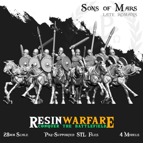 Late Roman Equites, L. Hamata - Sons of Mars, Late Romans by ResinWarfare
