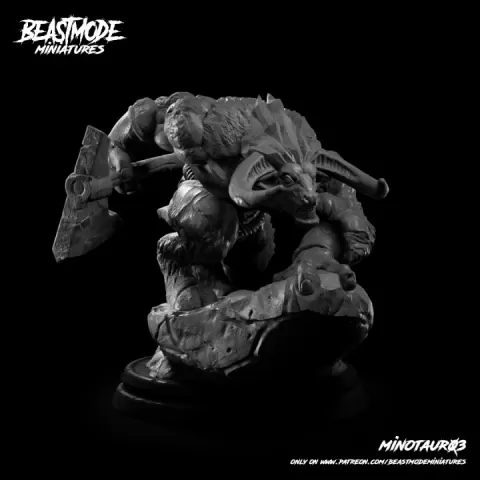 Minotaur_03 by Beastmode Miniatures