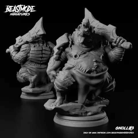 Gnoll_03 by Beastmode Miniatures