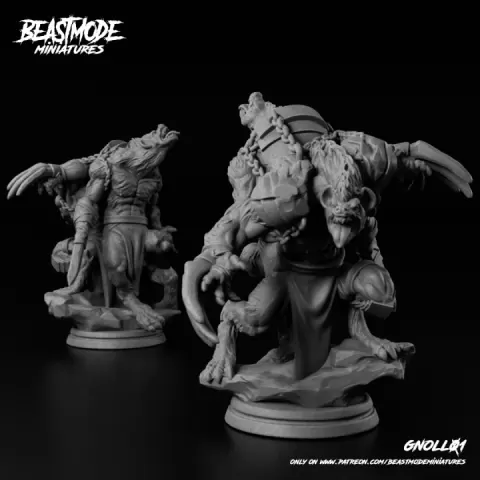 Gnoll_01 by Beastmode Miniatures