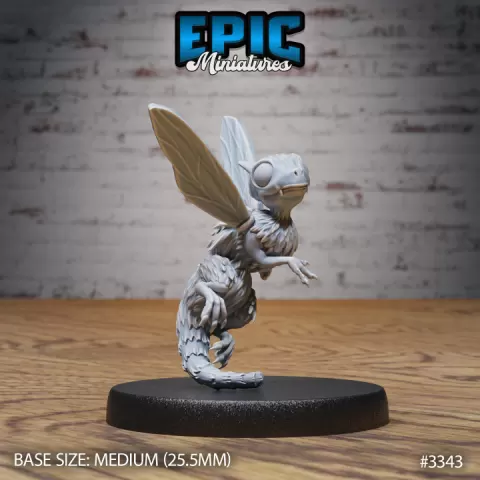 Beegon Wyrmling Flying / Bee & Dragon Hybrid / Winged Drake / Forest Beast / Jungle Encounter by Epic-Miniatures