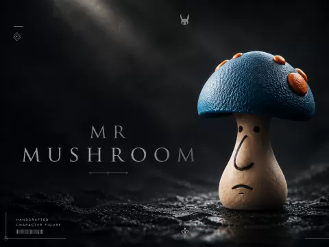 Mr Mushroom - Hollow Knight Figurine