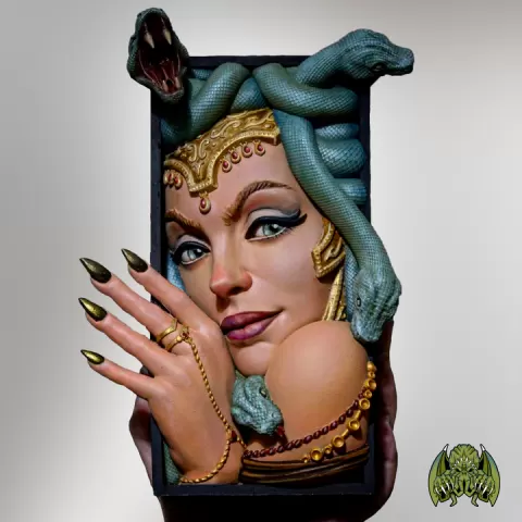 Medusa Book Nook [FDM/Resin BOOK NOOK] by Miniatures of Madness