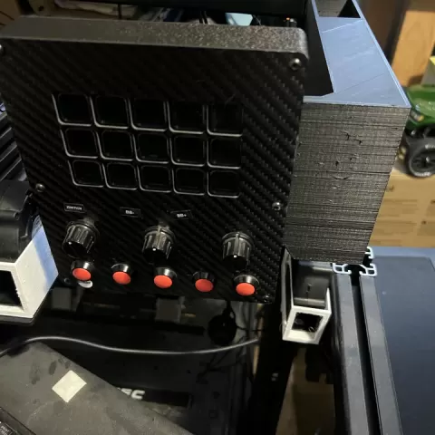 Stream Deck Button Box Mount by Omar Cuevas