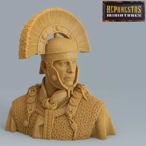 Roman Centurion Shoulder Bust by Daniel McGrath