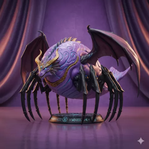 3d print fantasy Stylish Modern mythical creature fantasy creature 3D Printable Model STL fantasy sculpture Instant Download