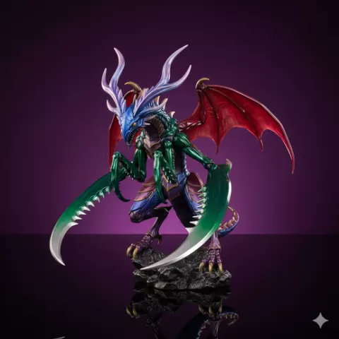 fantasy sculpture Printable fantasy monster fantasy creature 3D Model STL dragon for Resin and FDM Printers