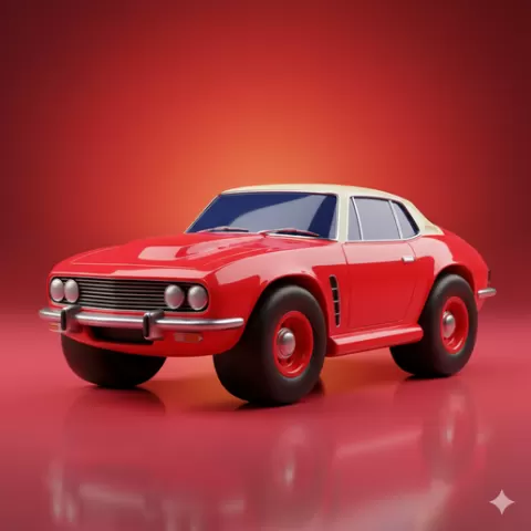 toy car STL Maker Friendly car figurine STL automobile 3D Model STL mini car STL for Easy Printing