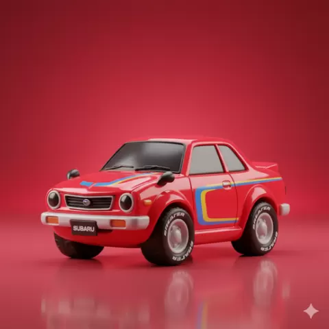 car figurine STL Smart Design classic car STL automobile 3D Printable Model STL stylized car STL Download