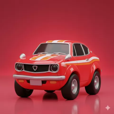 3D printable car Stylish Design mini car STL automobile 3D Model STL File stylized car STL Perfect for 3D Printing Fans