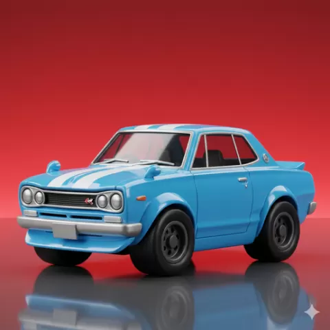 toy car STL Good Looking cartoon car STL automobile 3D Printable Model STL mini car STL