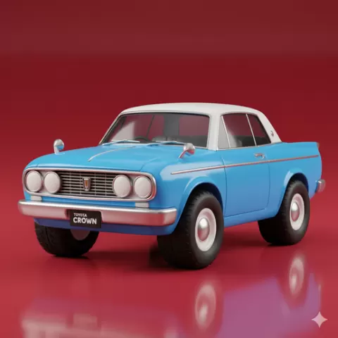 cute car figurine STL Creative classic car STL automobile 3D Printable STL Model mini car STL for Makers and 3D Printing Fans