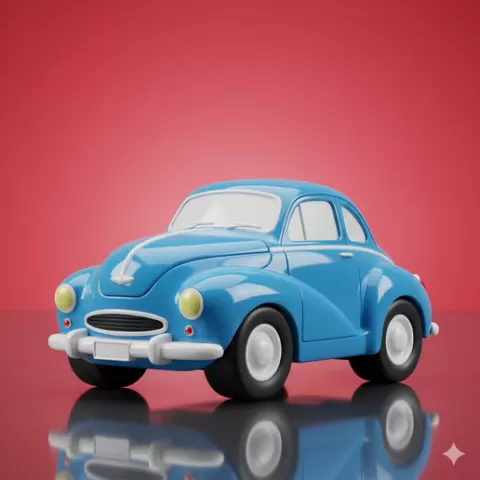 classic car STL Clean Modern 3D printable car automobile 3D Printable STL Model mini car STL for Easy and Fast Printing