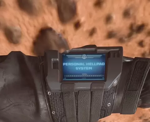Helldiver personal hellpad system screen - Ethan SC