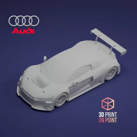 AUDI R8 GT- 3D MODEL - 3DPrintOnPoint