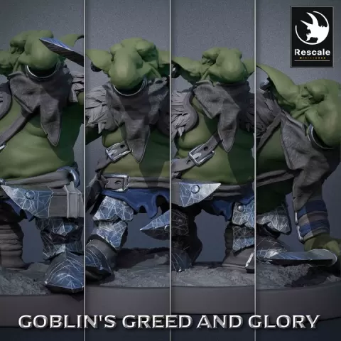 Pack Goblin Rogue by Rescale Miniatures