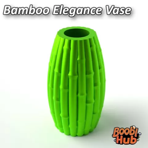 Bamboo Elegance Vase