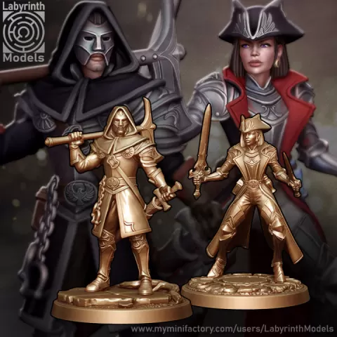 Witch Hunters - 32mm scale by Labyrinth Models