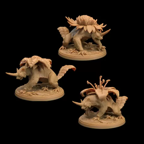 Bloom Badgers | Plus Upgrades | PRESUPPORTED | The Fae Petal Courts by The Dragon Trappers Lodge
