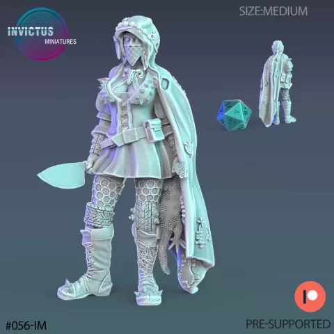 Child of the Wastelands Hunter / Space Villager / Cyberpunk Warrior / Invasion Army / Trooper Attack / Sci-Fi Encounter by Epic-Miniatures