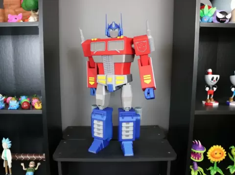 BIG OPTIMUS PRIME! - MULTI MATERIAL MODEL - Flint Bruinekool