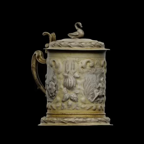 Beer mug with images of Neptune, Ceres and Pomona by Malopolska Museums