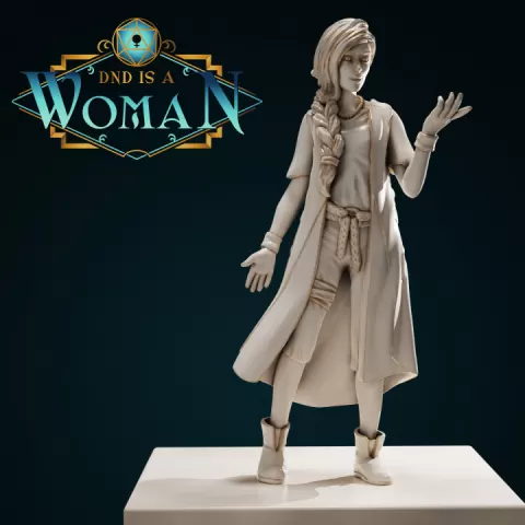 Aasimar Sorcerer - Sophia - 28/32mm and 75mm by DnD is a Woman