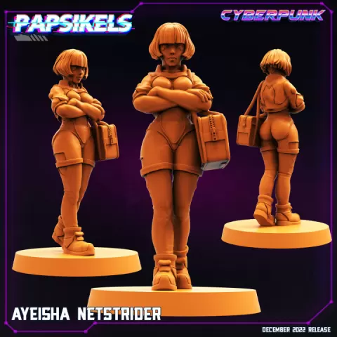 AYEISHA NETSTRIDER by PAPSIKELS MINIATURES