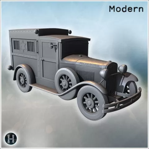 Ford Model 1929 AA - Modern WW2 Vintage 1930 1920 Gangster America Chicago by Hartolia Miniatures