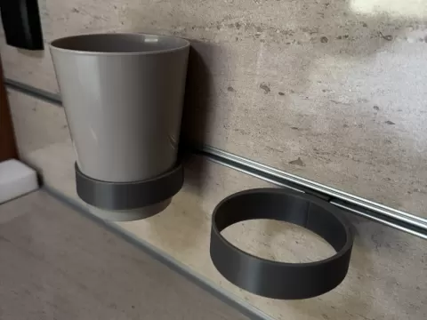 Zahnputzbecher mit Halter für Fendt Caravan