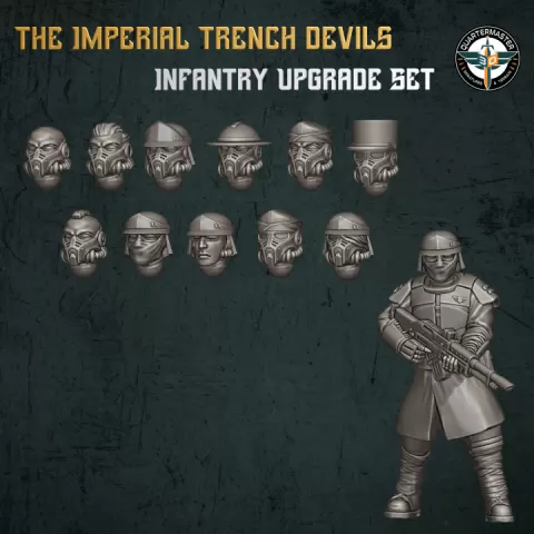 Trench Devil Infantry Upgrade Set 1 by Quartermaster3D