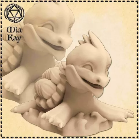 Dragon Turtle Baby - M3DM